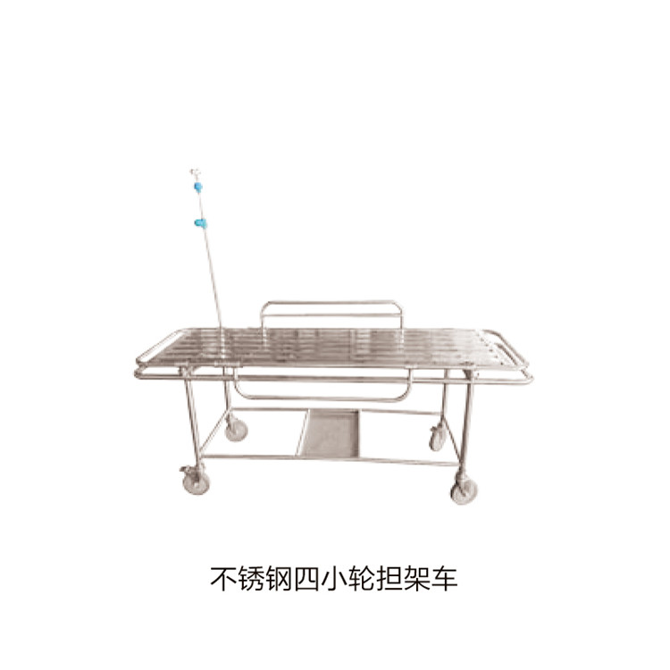 不锈钢四小轮担架车 拷贝
